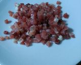 Foto del paso 4 de la receta: Judías verdes con tomate, jamón y pimiento morrón