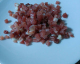 Foto del paso 4 de la receta: Judías verdes con tomate, jamón y pimiento morrón