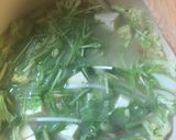 A picture of step 6 of Tofu, miso and noodle soup - vegan.