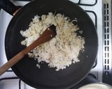 A picture of step 4 of Chicken Fried Rice.