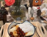 A picture of step 4 of Vietnamese Silken Tofu with Brown Sugar Syrup and Tapioca Pearls.