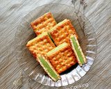 Foto langkah ke 3 dari resep Gabin Isi Vla Susu Pandan Kukus Simple.