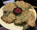 A picture of step 5 of PALAK PAKORAY #RamadanSpecial.
