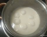 A picture of step 4 of Rabdi Rasgulla.
