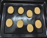 A picture of step 5 of Besan coconut cookies.