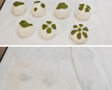 A picture of step 11 of Jouyo Manju Matcha an (Wagashi).