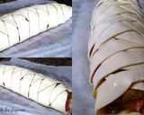 Foto del paso 3 de la receta: Trenza de trucha asalmonada con mermelada de cebolla a la naranja