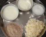 A picture of step 1 of Til ke Kalakand.
