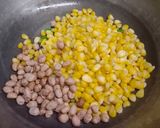 A picture of step 1 of Corn cucumber salad.
