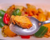 รูปขั้นตอนการทำที่ 20 ของ ไก่ผัด พริกหวาน อร่อยไว ได้ประโยชน์👍