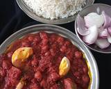 Desi dabha style Anda choley (egg chickpeas) recipe step 10 photo