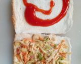 A picture of step 2 of Mayo veg Roll...