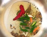 A picture of step 2 of Cabbage carrot subji (panch phorn).