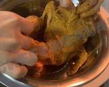 A picture of step 6 of Masala Chargha.