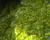 A picture of step 2 of Punjabi Malai Palak.
