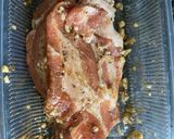 A picture of step 2 of Roasted garlic marinated pork collar with spicy Thai-style sauce.