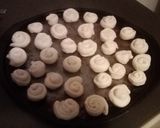 A picture of step 2 of Garlic knots.