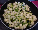 Foto del paso 3 de la receta: Lentejas negras con calabacín y boniato(vegano)