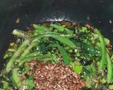A picture of step 7 of Tadka Green pulao.