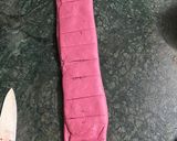 A picture of step 6 of Beetroot cinnenamon rolls.