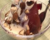 Foto del paso 6 de la receta: Peras al vino tinto con canela y crema de frutos secos