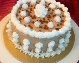 A picture of step 20 of Chocolate mousse checker board cake.