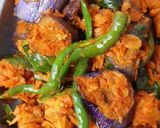 Foto langkah ke 5 dari resep Terong Ungu Tumis Rebon.