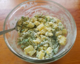 Foto del paso 3 de la receta: Ensalada de ejotes, papa y huevo saludable