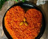 A picture of step 6 of Carrot Halwa Cake.