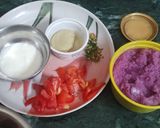 A picture of step 1 of Chicken Keema Karahi.