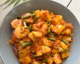 Foto langkah ke 7 dari resep Balado kentang udang.