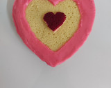 ஹார்ட் சேஃப் கேக்(heart shape cake recipe in tamil) ரெசிபி ஸ்டேப் 10 புகைப்படம்
