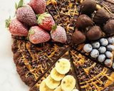 Foto del paso 5 de la receta: Pizza dulce!! Sin harina.Desayuno/ merienda liviana y fresca