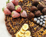 Foto del paso 5 de la receta: Pizza dulce!! Sin harina.Desayuno/ merienda liviana y fresca
