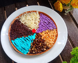 Foto langkah ke 7 dari resep Terang bulan(Terbul) Teflon coklat pandan.