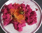 A picture of step 3 of Beetroot Cutlet.