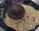 A picture of step 14 of Dhaniya Paratha.