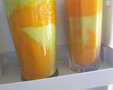 A picture of step 2 of Mango avocado juice.