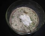 A picture of step 2 of Jowar lilva vada.