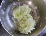 A picture of step 1 of Dudhi or Bottle Gourd Pakoda (Dudhi na Bhajiya).
