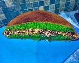 Foto langkah ke 9 dari resep MARTABAK MANIS (TERANG BULAN) PANDAN TEFLON ♥.