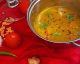 A picture of step 8 of Arhar Moong Masoor Dal Tadka.