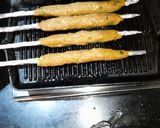 A picture of step 6 of Quick and easy grilled beef seekh kebab.
