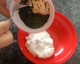 A picture of step 3 of Mayo mint dip.