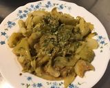 Une image de l'étape 7 de Bau chim Kai choï mustard sauté à l ail,citron et gingembre.