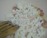 A picture of step 2 of Kimchi Fried Rice.