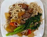 A picture of step 11 of Chinese-Style Braised Beef Tendon and Shank Stew (柱侯蘿蔔炆牛筋腩).