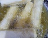 Foto langkah ke 8 dari resep Lumpia Isi Sayur, Daging Ayam, dan Telur.