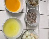Hình bước làm 4 của món Soup cua tôm trứng
