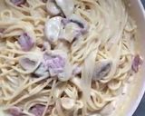 Foto langkah ke 7 dari resep Creamy Fettuccine or Spaghetti Carbonara.